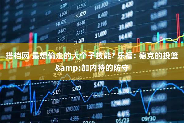搭档网 最想偷走的大个子技能? 乐福: 德克的投篮&加内特的防守