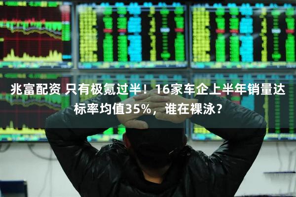兆富配资 只有极氪过半！16家车企上半年销量达标率均值35%，谁在裸泳？