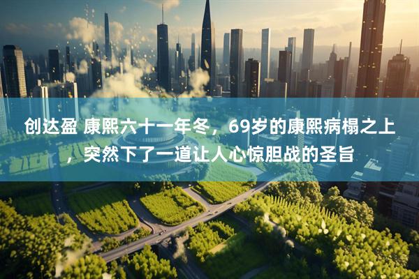 创达盈 康熙六十一年冬，69岁的康熙病榻之上，突然下了一道让人心惊胆战的圣旨