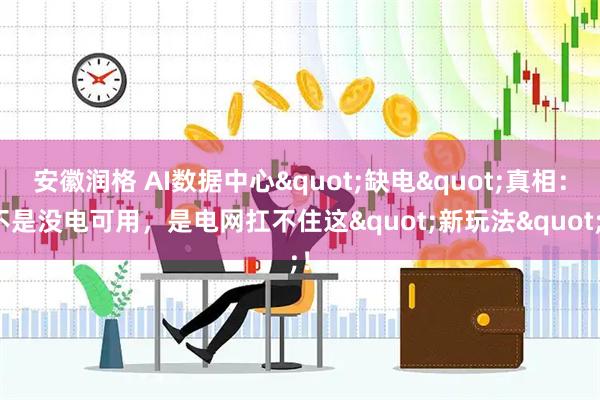 安徽润格 AI数据中心"缺电"真相：不是没电可用，是电网扛不住这"新玩法"！