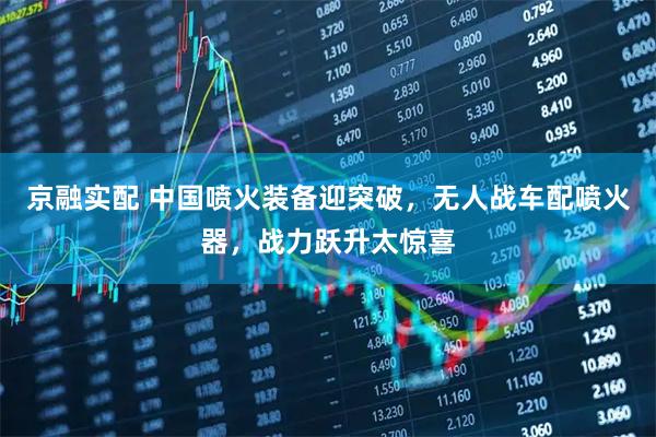 京融实配 中国喷火装备迎突破，无人战车配喷火器，战力跃升太惊喜